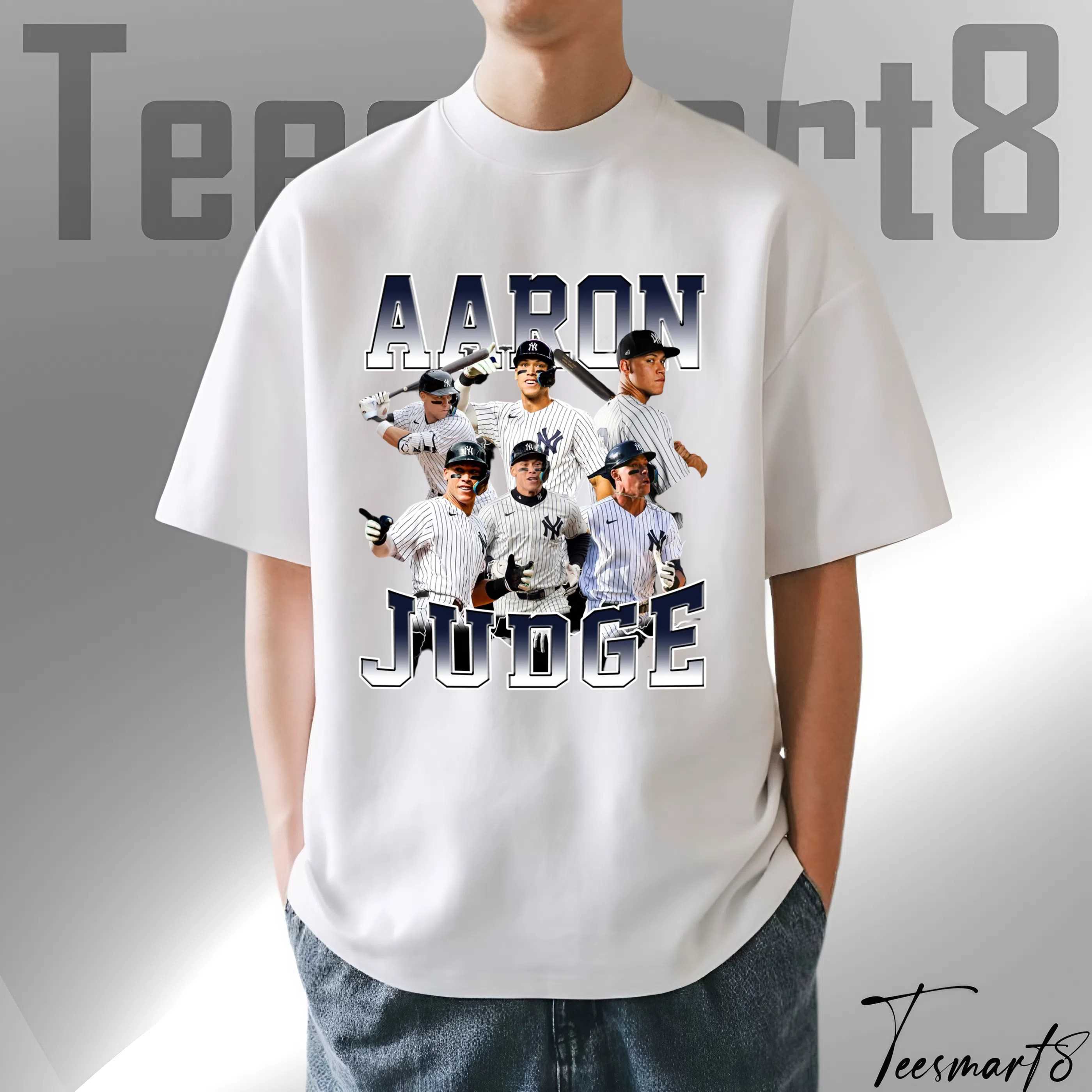 Vintage Aaron Judge Shirt – New York Baseball Star Tee